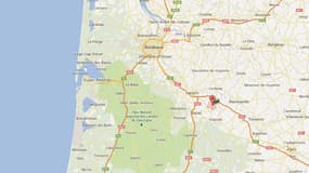 Les quatre automobilistes ont été tués dans une collision entre deux véhicules sur l'A62 à hauteur d'Aillas, en Gironde.