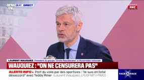 Laurent Wauquiez (LR): "On ne censurera pas (le gouvernement), parce qu'on ne sera jamais des artisans du chaos"