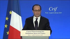 François Hollande utilise l'expression "Français de souche" au dîner du Crif