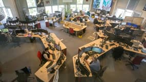 Dans une salle de Météo France à Toulouse le 2 juin 2021