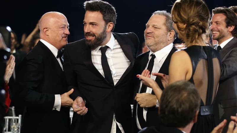 Ben Affleck et Harvey Weinstein aux Critics Choice Movie Awards à Santa Monica en 2013
