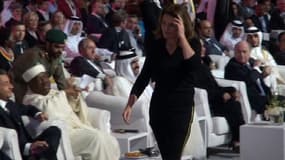 Deux fois Nicolas Sarkozy et Cécilia Attias se sont croisés à Doha, faisant mine de ne pas se voir.