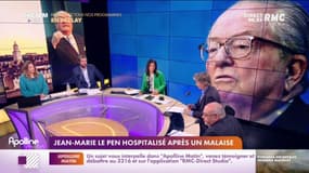 Jean-Marie Le Pen hospitalisé mais dans un état "rassurant"