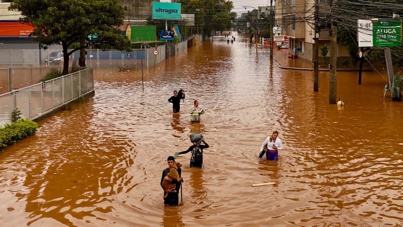 Inondations au Brésil: 70.000 personnes chassées de leur domicile et plus de 50 morts