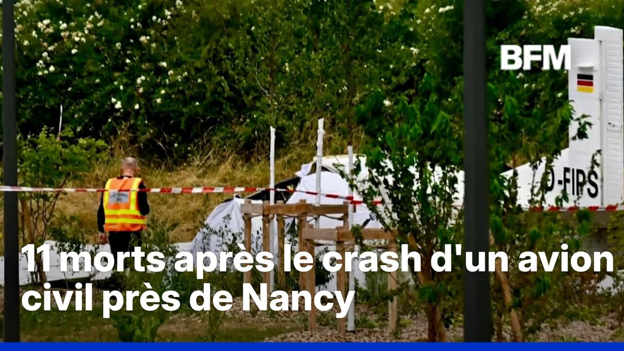 11 morts après le crash d'un avion civil près de Nancy