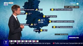 Météo Rhône: un jeudi ensoleillé, jusqu'à 25°C à Lyon