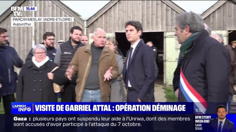 Colère des agriculteurs: retour sur la visite de Gabriel Attal en Indre-et-Loire