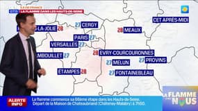 Météo: le soleil domine cet après-midi en Île-de-France, entre 27°C à Paris et 28°C à Mantes-la-Jolie