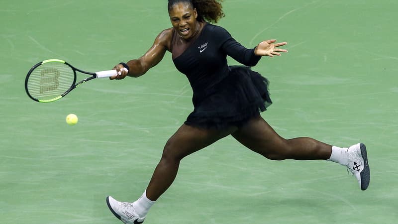 Serena Williams à l'US Open, le 18 août 2018