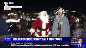 Le Père Noël a commencé sa tournée à la montagne 