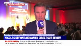 Guerre en Ukraine: Nicolas Dupont-Aignan regrette "un engrenage de sanctions [contre la Russie] qui vont retomber contre le peuple français"