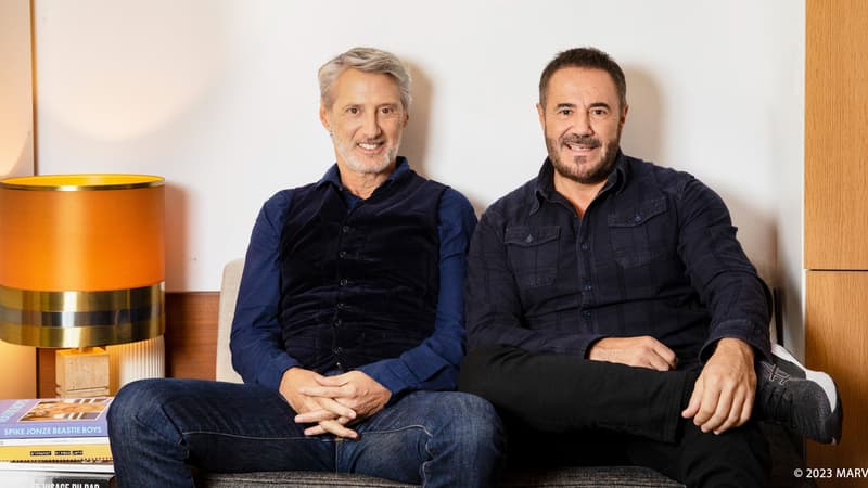 Antoine de Caunes et José Garcia