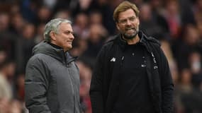 José Mourinho et Jürgen Klopp.