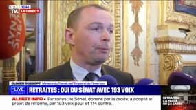Olivier Dussopt: "Ce texte a été amélioré par le débat parlementaire" 
