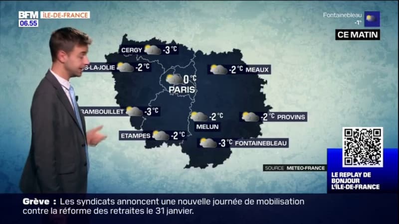 Météo Paris Ile-de-France: risque de verglas pour ce vendredi matin, des éclaircies dans l'ouest de la région dans l'après-midi