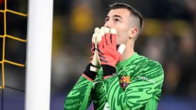 Le gardien de football espagnol Iñaki Peña, à Dortmund le 11 décembre 2024