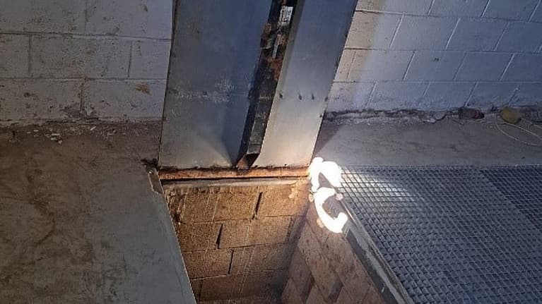 Le tunnel découvert entre le Maroc et l’enclave espagnole de Ceuta, le 189 février 2025 