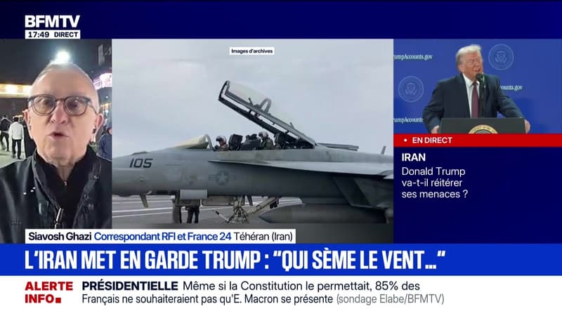 Marschall Truchot : "Le temps est compté", Trump menace l'Iran - 28/01