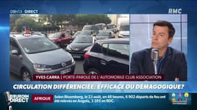Mise en place de la circulation différenciée: "La circulation alternée était une solution plus équitable" pour Yves Carra