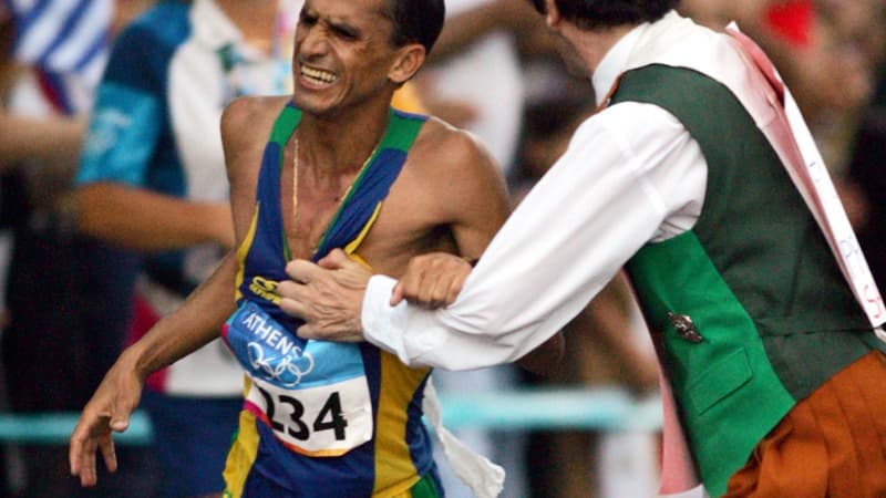 Vanderlei Cordeiro de Lima aux JO 2004vanderlei
