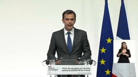 Le ministre des Solidarités et de la Santé, Olivier Véran, le 5 novembre 2020