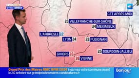 Météo Rhône: du soleil et des températures élevées par rapport à la saison, ce mardi