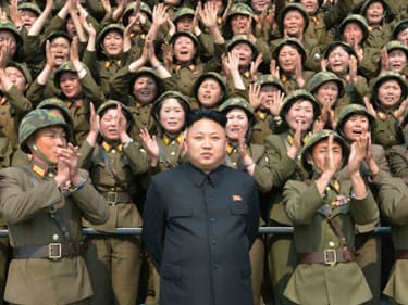Photo non datée de Kim Jong-Un, diffusée le 24 avril dernier par la Corée du Nord. (Photo d'illustration)