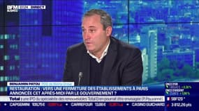 Benjamin Patou (Moma Group) :  Vers une fermeture des restaurants à Paris annoncée cet après-midi par le gouvernement ? - 01/10