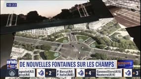 Les nouvelles fontaines vont "redonner du charme" au rond-point des Champs-Elysées assure Ronan Bouroullec