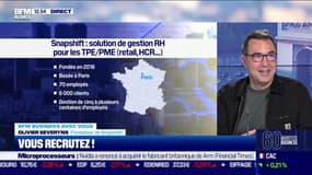 Ça recrute ! Snapshift : solution de gestion RH pour les TPE, PME (retail, HCR)