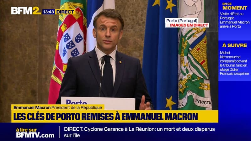 Emmanuel Macron défend le besoin d'unité de l'Europe dans son discours à Porto