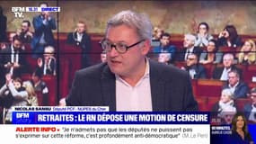 Nicolas Sansu: "On ne votera pas la motion de censure déposée par le RN"