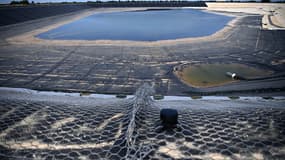 Le chantier de mégabassine à Sainte-Soline, le 18 juillet 2024