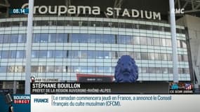 "Il y aura 1100 stadiers mis en place par le Groupama stadium, 200 stadiers  par l'OM et une vingtaine de stadiers mis en place par l'Atletico"
