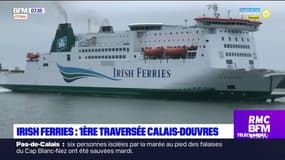 Irish Ferries: première traversée entre Calais et Douvres