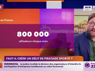 IPTV/Délit de piratage sportif: "Les sénateurs veulent attaquer les diffuseurs de flux"