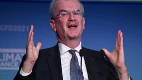 Le gouverneur de la Banque de France François Villeroy de Galhau, à Paris, le 26 octobre 2021