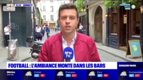 Euro 2020: l'ambiance monte dans les bars à Paris avant France-Suisse