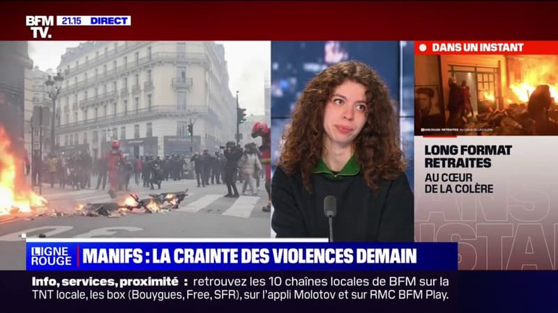 Marie Coquille-Chambel, manifestante à Paris: 