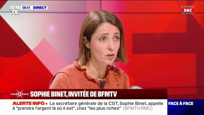 Budget 2025: Sophie Binet (CGT) assure que 