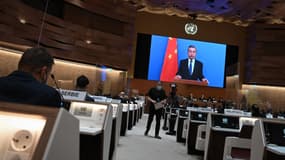 Le ministre chinois des Affaires étrangères Wang Yi, à l'ONU le 28 février 2022