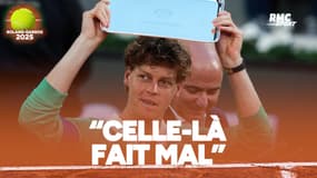 Roland-Garros : "Celle-là fait mal", confie Sinner