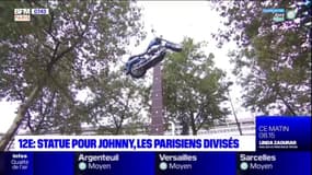 Paris: une statue pour Johnny inaugurée, les riverains divisés