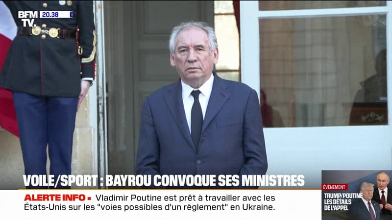 François Bayrou recadre ses ministres et tranche en faveur de l'interdiction du voile dans le sport