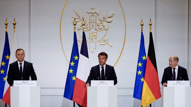 Ukraine: Macron assure que la contre-offensive a commencé 