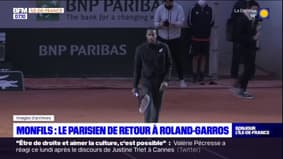 Après deux ans d'absence, Gaël Monfils est de retour à Roland-Garros