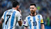 Rodrigo De Paul avec Lionel Messi lors du Mondial 2022