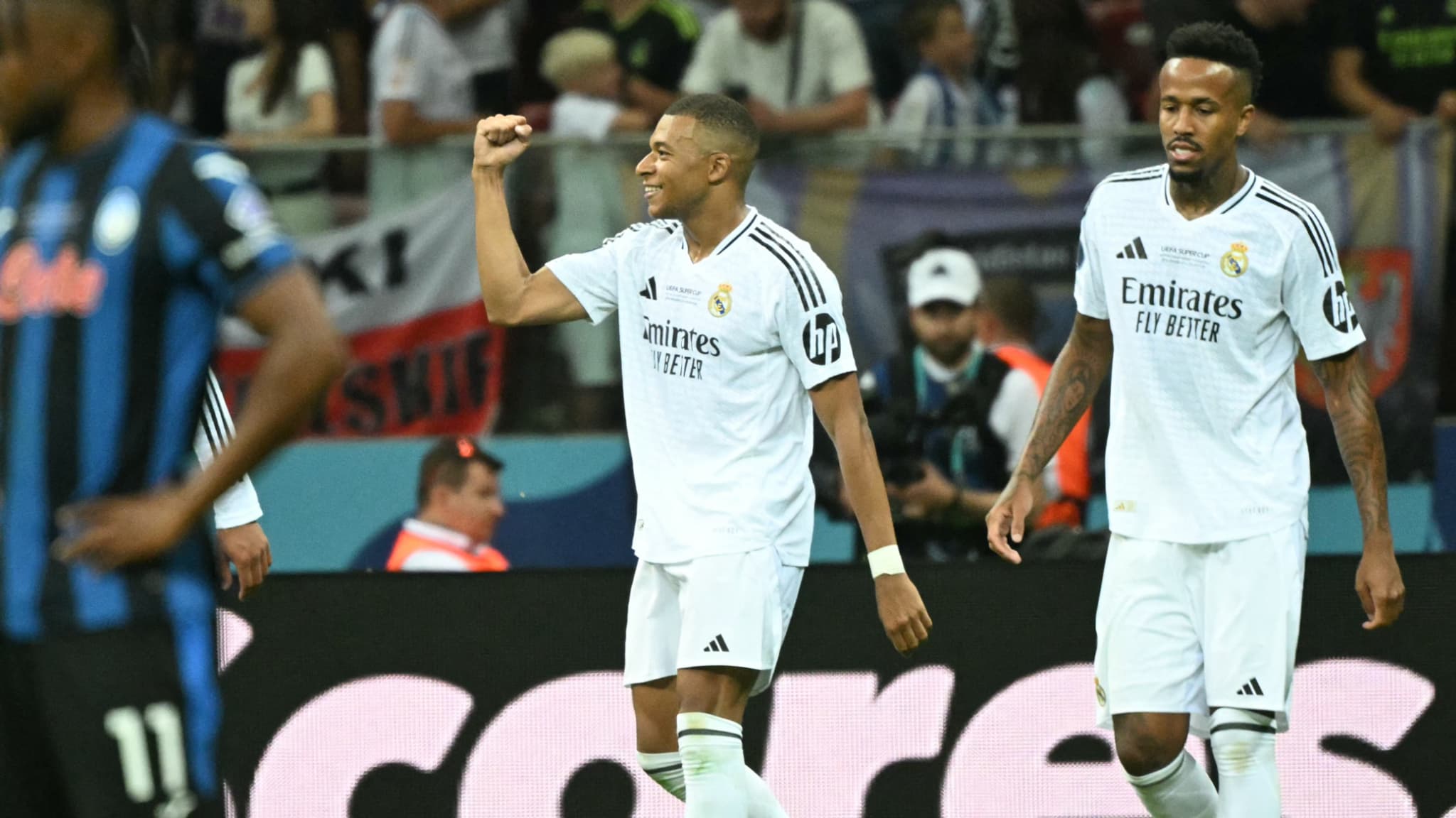 Kylian Mbappé buteur avec le Real Madrid en Supercoupe d'Europe, 14 août 2024