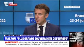 Emmanuel Macron: "Il faut une stratégie européenne" sur l'énergie
