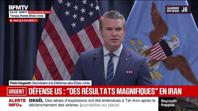 Conflit au Moyen-Orient: Pete Hegseth, secrétaire à la Défense, assure que la volonté des États-Unis "est sans limite"